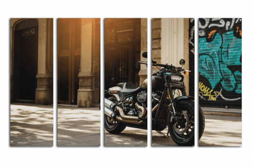 Модульная картина Мотоцикл Harley-Davidson