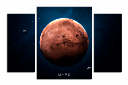 Модульная картина Марс