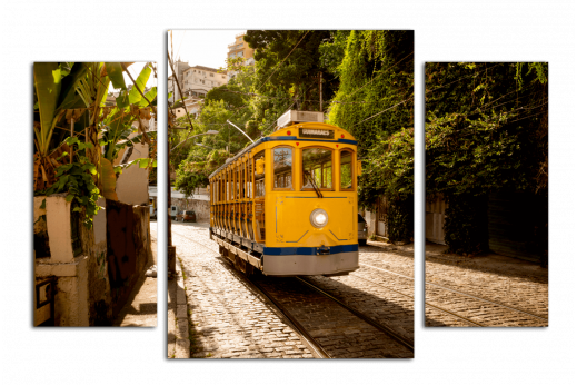 Модульная картина Трамвайчик в Рио